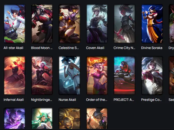 EUW +479 SKINS(Rizen Legend ahri et plus) ⸱  +100k BE ⸱ Argent I  thumbnail 2